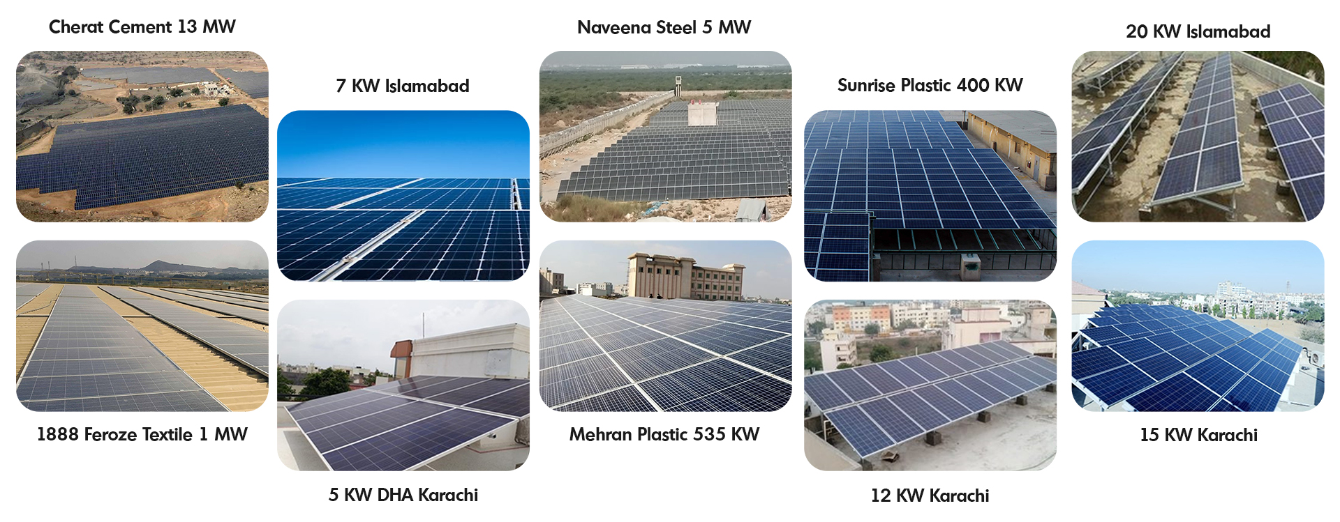 Greaves Solar Projects Collage